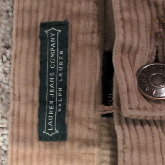 Ralph Lauren Brown Corduroy Boot Cut Pants Size 4 - Picture 2 of 11